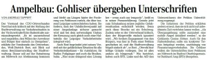 Artikel der Leipziger Volkszeitung vom 22. August 2016